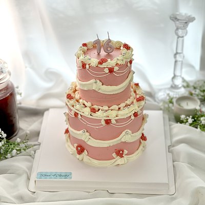 4”+ 6” tier cake