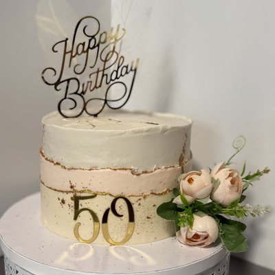 🎂 8” Cake — 3 Layers — Serves 25