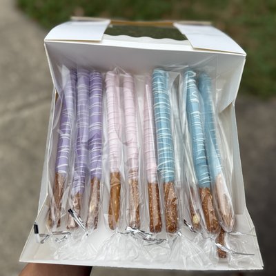 Chocolate covered pretzels