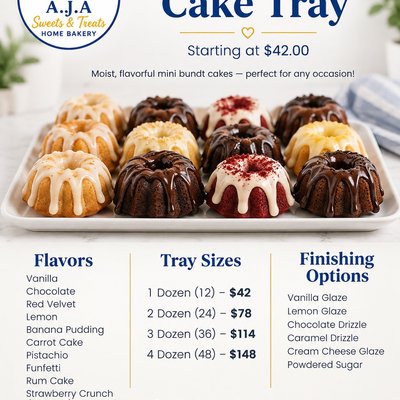Mini Bundt Cake Tray