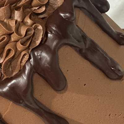 Triple Chocolate Cake Slice
