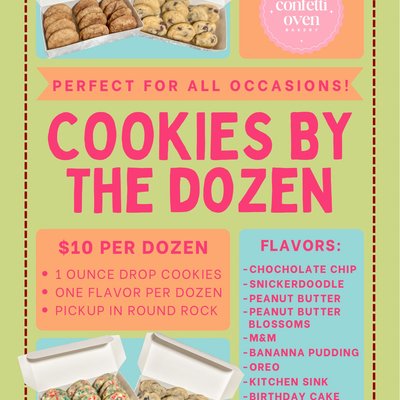 Mini (1oz) Cookies By The Dozen