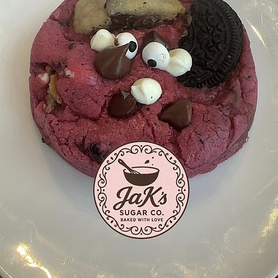 Pink Giant Cookie Monster Cookies (12 Count)