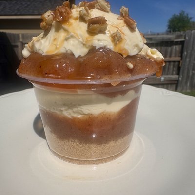 Caramel Apple Cheesecake Delight