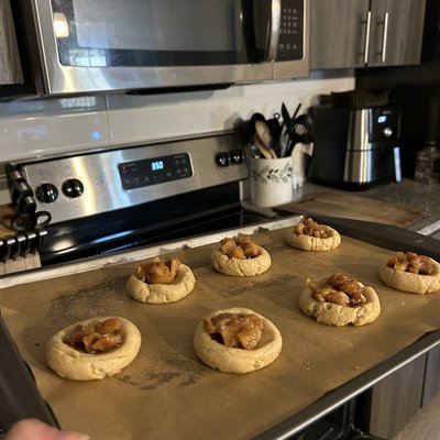 Apple Thumbprint Cookies