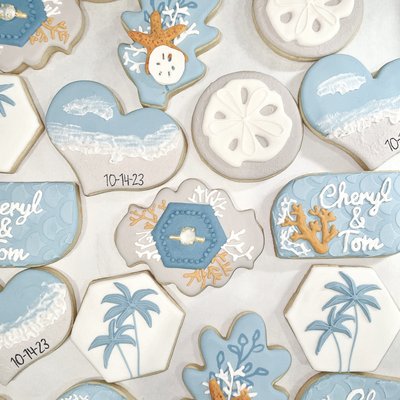 Beach Theme Cookies
