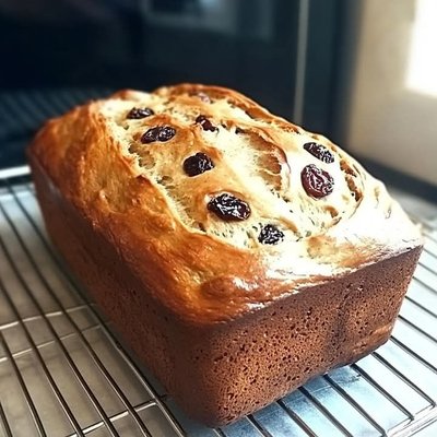 Sourdough Cinnamon Raisin Bread 