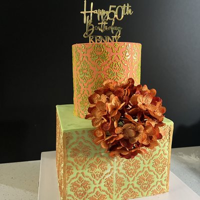 Fondant Cakes 2 Tier 9 By 6 Square Fondant Cake $ 6 By 6 Round Cake