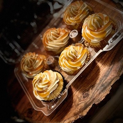 Caramel expresso Martini cupcake priced  per dozen 