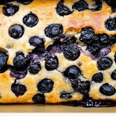 Lemon Blueberry Bread With Lemon Glaze 