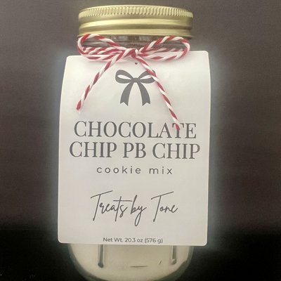 Chocolate Chip PB Chip Cookie Mix (Mason Jar)