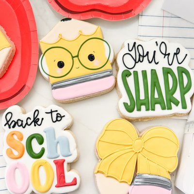 Back To School Cookie Box