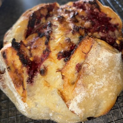 White Chocolate Raspberry Sourdough