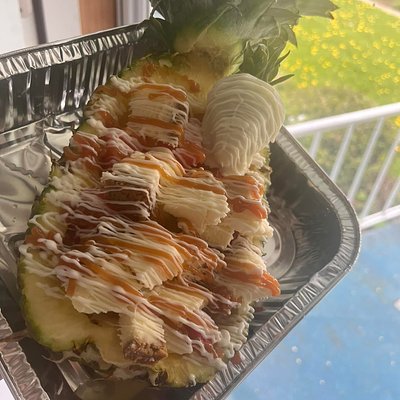 Loaded Pineapple Cheesecake Bowl