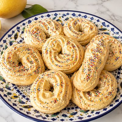 Lemon Tea Butter Cookies
