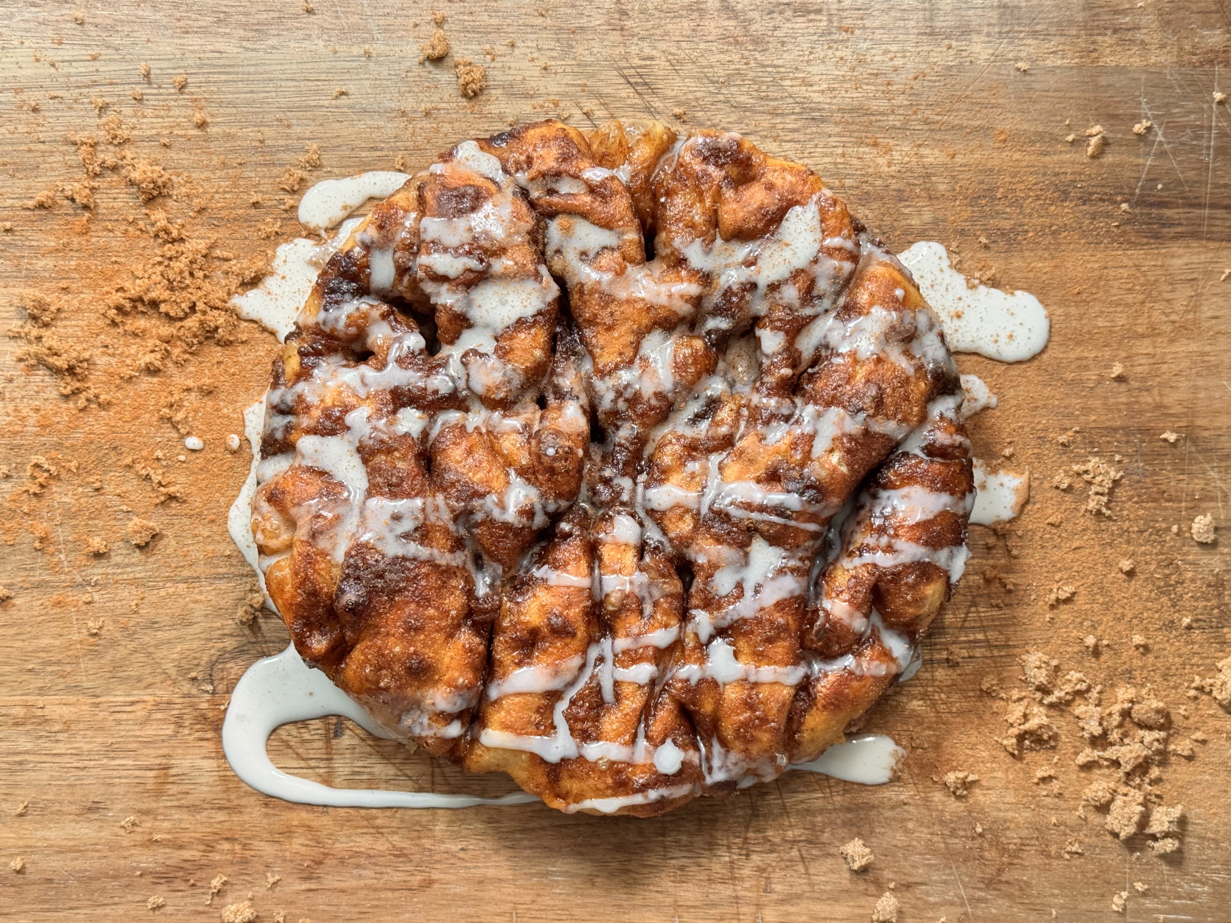 Glazed Cinnamon Sugar Focaccia