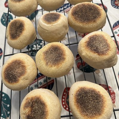 Sourdough English Muffins