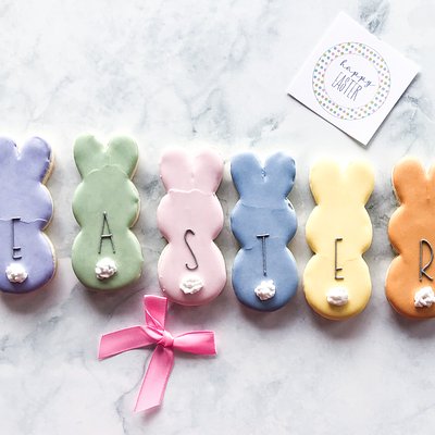 Easter Peeps 6 Cookies