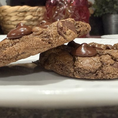 Gluten Free Double Chocolate Cookies- Half Dozen