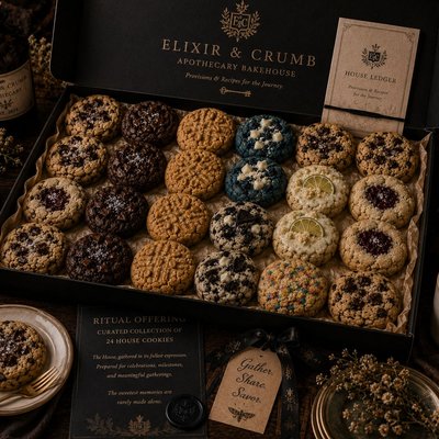 Curated Gathering Of 24 House Cookies