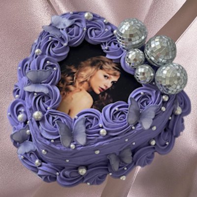 8” Heart Cake
