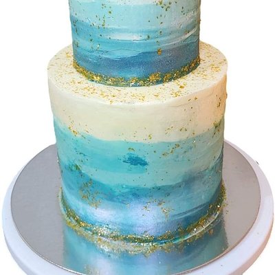 6" & 8" 2 Tier Cake Simple Decor 