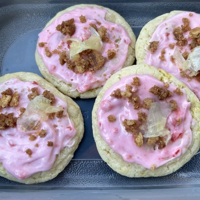 Raspberry Lemon Cookies 