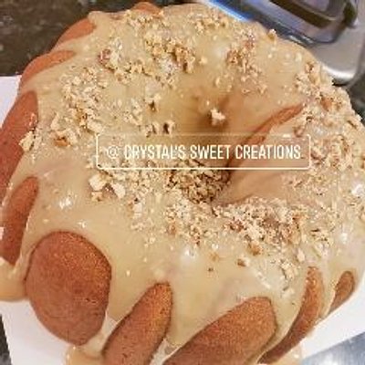 Brown Sugar Caramel Toffee Pound Cake 