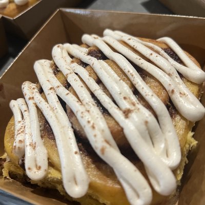 Pumpkin Spice Cinnamon Roll 