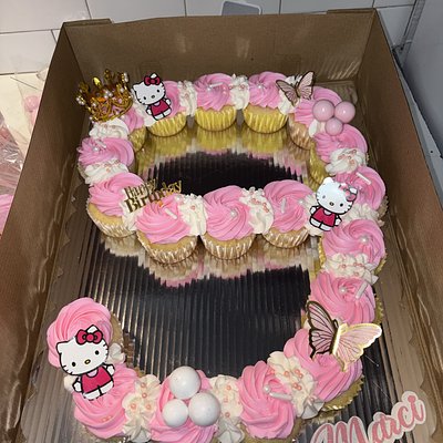 Number Cupcakes With Theme