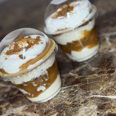 Peach Cobbler Cheesecake Cup 
