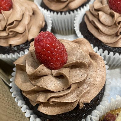 Chocolate Raspberry Truffle Cupcake 