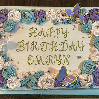 1/2 Sheet Cake 