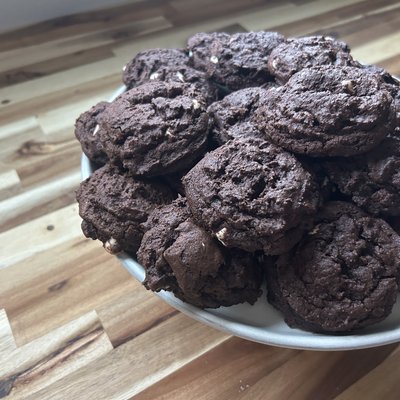 Triple Chocolate Cookies