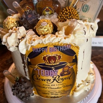 Crown Royal Inspired Cake