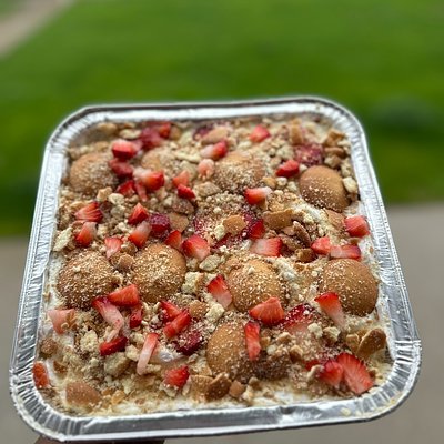 Strawberry Banana Pudding | Vanilla Wafers 