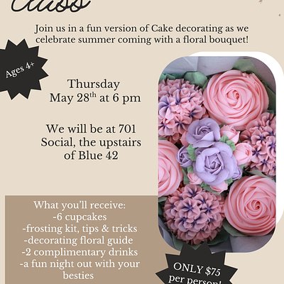 Cupcake Bouquet Decorating Class