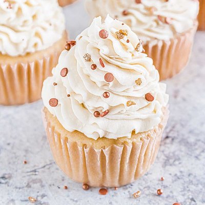 Bourbon Vanilla Cupcakes