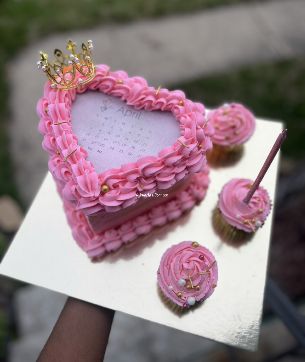 BURN CAKE TOPPER ADD ON