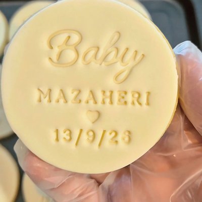 Baby Name & Date Cookies