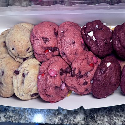 💕Valentines Sourdough Cookie Box (6 Cookies)