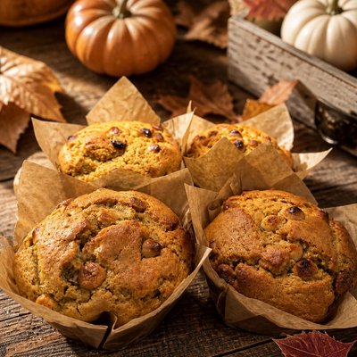 Pumpkin Spice Sourdough Muffins (4)