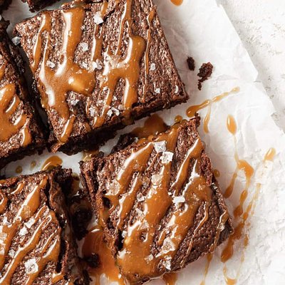 Salted Carmel Brownies