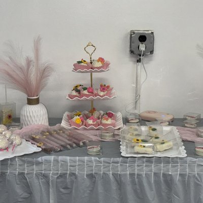 Treat Table Set Up 