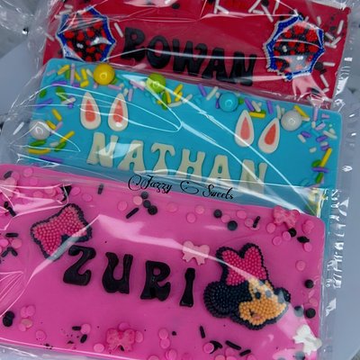 Giant Customized Chocolate Bars