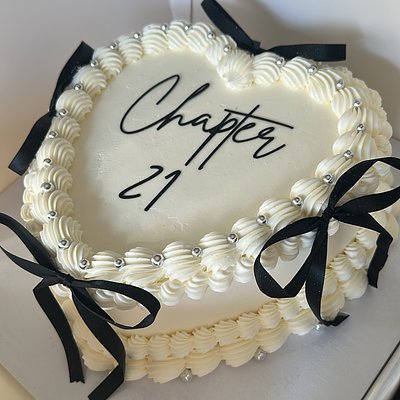 Custom Heart Cake