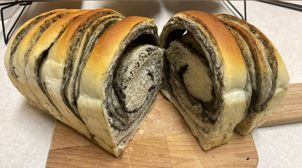 Black Sesame Bread Loaf