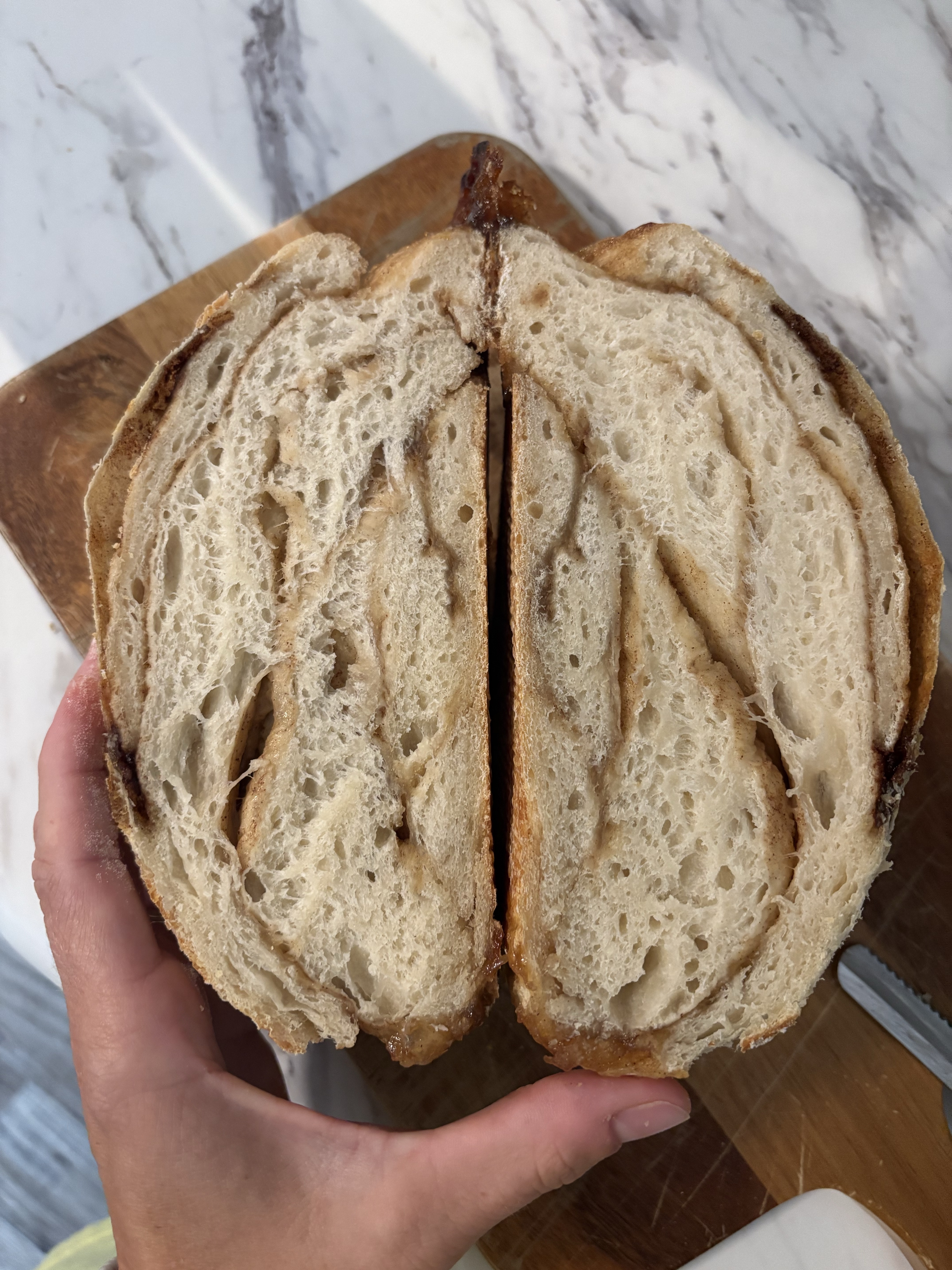 Cinnamon Brown Sugar Sourdough Loaf 