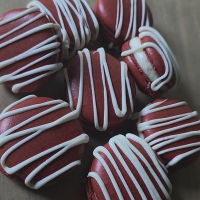 1 Dozen Red Velvet With Cream Cheese Cookies