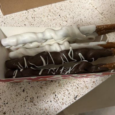 Chocolate Covered  Caramel Pretzels 